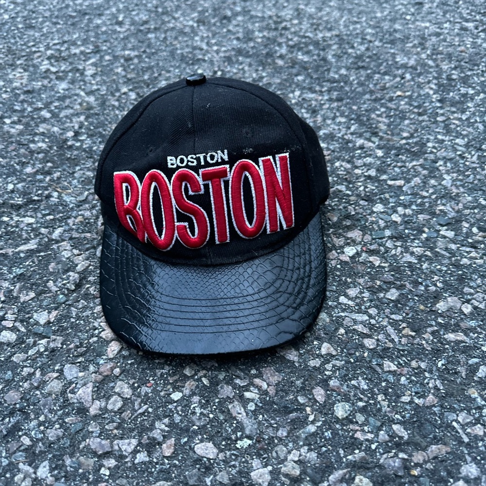 Boston Black and Red Cap